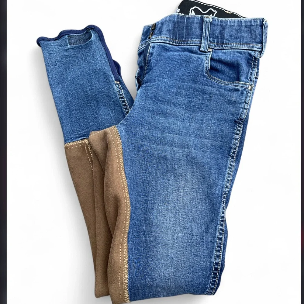 Goode Rider Equestrian Jean - Full Seat Mid Rise All Purpose Breech Size 26R - Picture 8 of 14